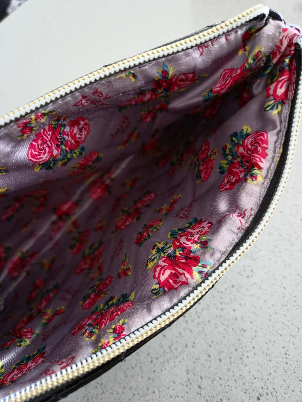 Betsey Johnson sleek quilted